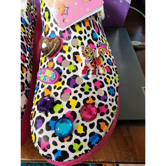 Crocs Lisa Frank Mega Crush Clogs Womens Size 10 New In Box 90s Colorful - Picture 4 of 12